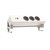 Stekkerdoos Euroseats opbouw 3 voudig USB A+C wit