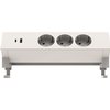Stekkerdoos Euroseats opbouw 3 voudig USB A+C wit foto