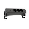 Multiprise Euroseat à poser 3 prises USB A+C noir Photo