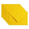 Envelop Papicolor C6 114x162mm dottergeel pak à 6 stuks photo