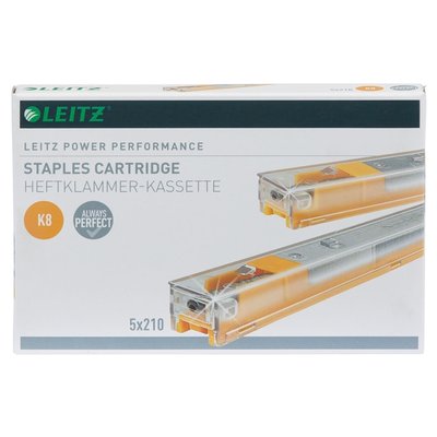Agrafes Leitz cassette K8 26/8 zingué 1050 pièces