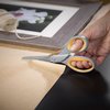 Kantoorschaar Westcott 210mm met softgrip titanium foto