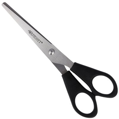 Ciseaux Westcott 155mm inox manche plastique