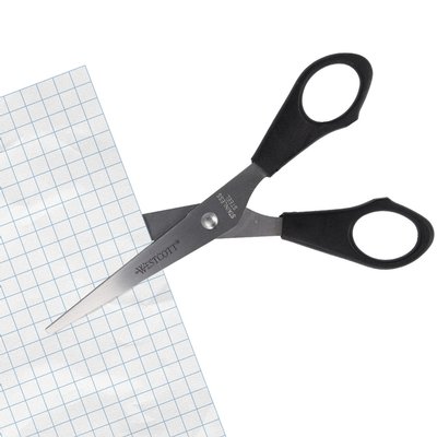 Ciseaux Westcott 155mm inox manche plastique