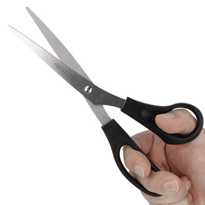 Ciseaux Westcott 210mm inox manche plastique droitier