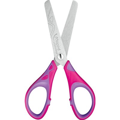 Schaar Maped Essentials Soft 13cm display á 24 stuks assorti