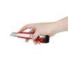 Snijmes Westcott premium 18mm met schuifsluiting rood foto