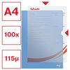 Insteekmap L-model Esselte standaard A4 0.11mm PP blauw 100 stuks foto