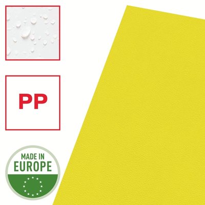 Pochette modèle L Esselte Standard A4 PP 0,11mm jaune 100 pièces