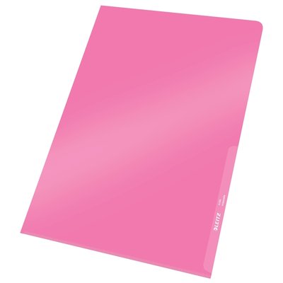 Insteekmap L-model Leitz Premium copy safe 0.15mm PVC A4 rood 100 stuks