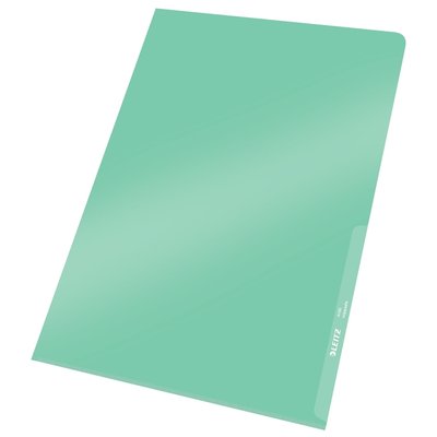 Pochette modèle L Leitz Premium Copysafe A4 PVC 0,15mm vert 100 pièces