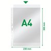 Showtas Leitz Premium standaard copy safe 0.08mm PP A4 transparant 100 stuks foto