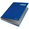 Vloeiboek Esselte karton 20 tabbladen blauw foto