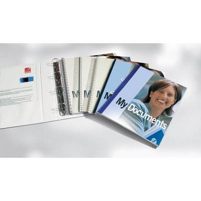 Bande de reliure GBC 34 trous A4 transparent 100 pièces