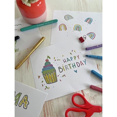 Feutre STABILO Trio Deco Metallic assorti étui 8 pièces