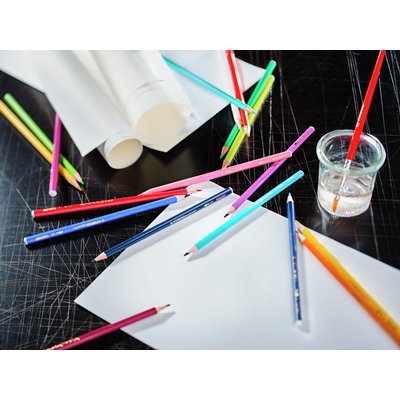 Kleurpotloden STABILO 1624 aquacolor Arty assorti etui à 24 stuks