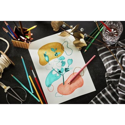 Kleurpotloden STABILO 1624 aquacolor Arty assorti etui à 24 stuks