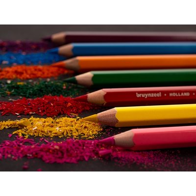 Crayon de couleur Bruynzeel Kids set 12 couleurs