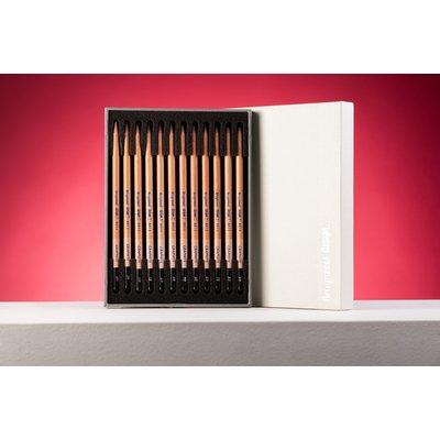 Crayon graphite Bruynzeel Design boîte luxueuse 12 duretés