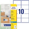 Etiket Avery J8173-25 99.1x57mm wit 250 stuks foto